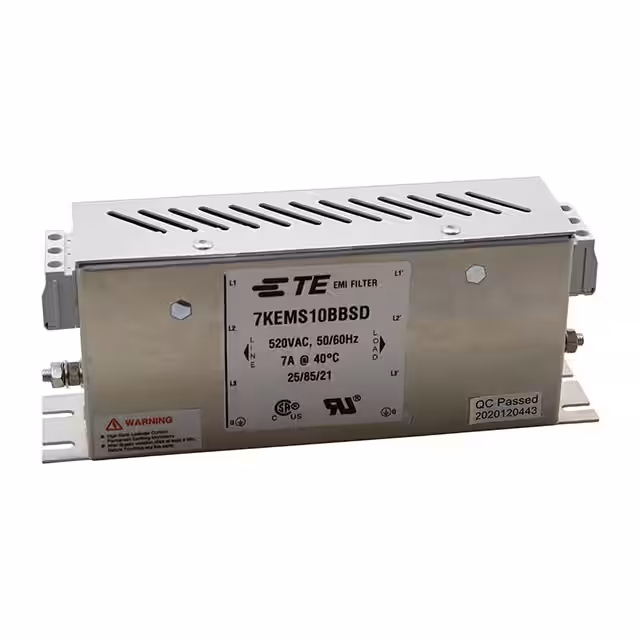 7KEMS10BBSD TE Connectivity Corcom Filters  Power Line Filter Modules